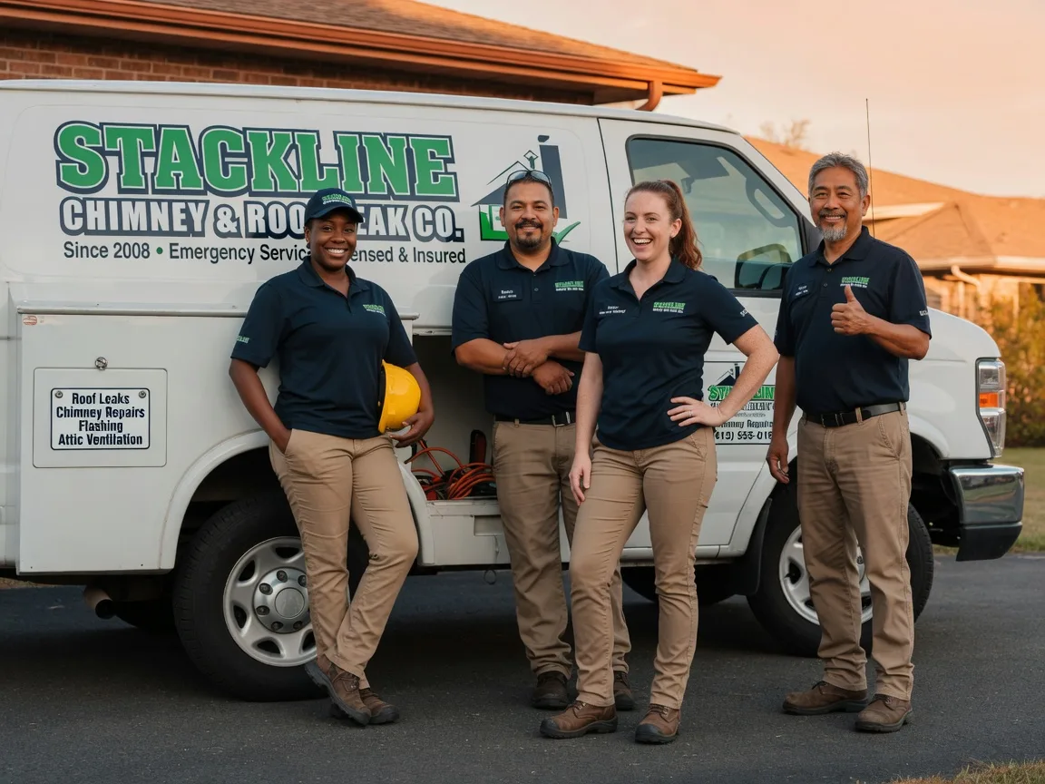 Chimney flashing repair company in Franklinton, NC